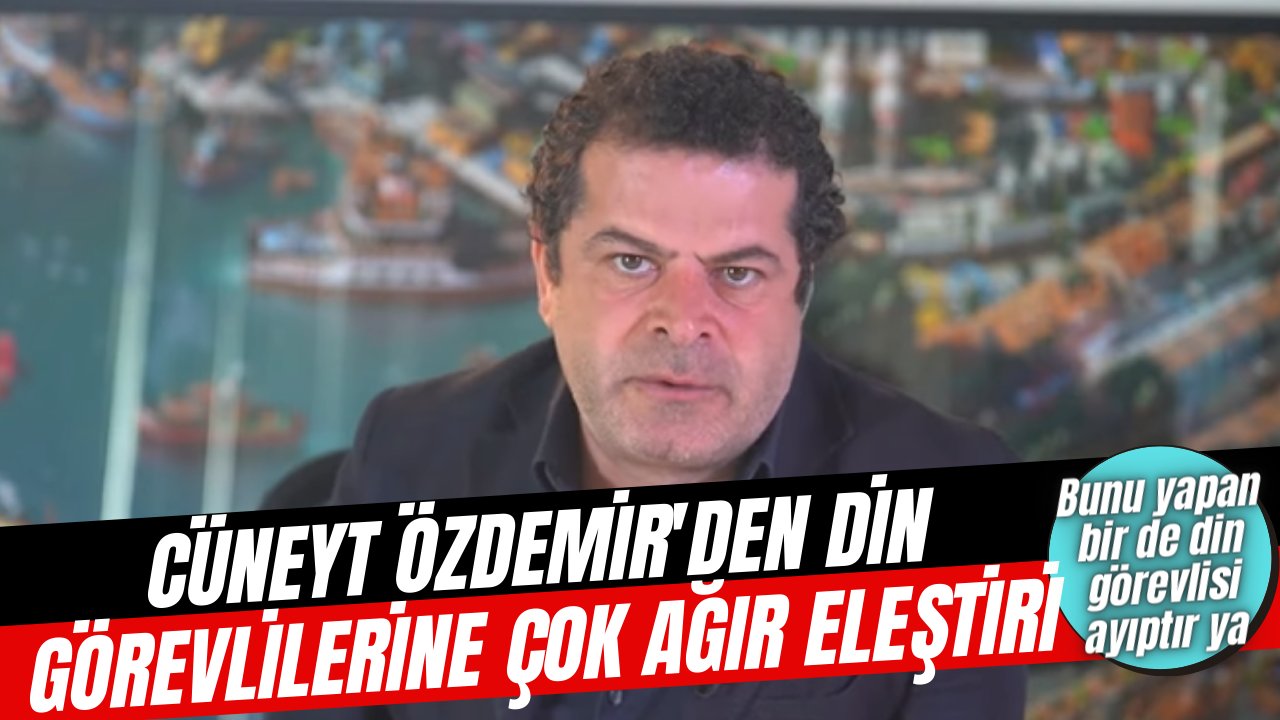 Cüneyt Özdemir'den din görevlilerine büyük tepki!