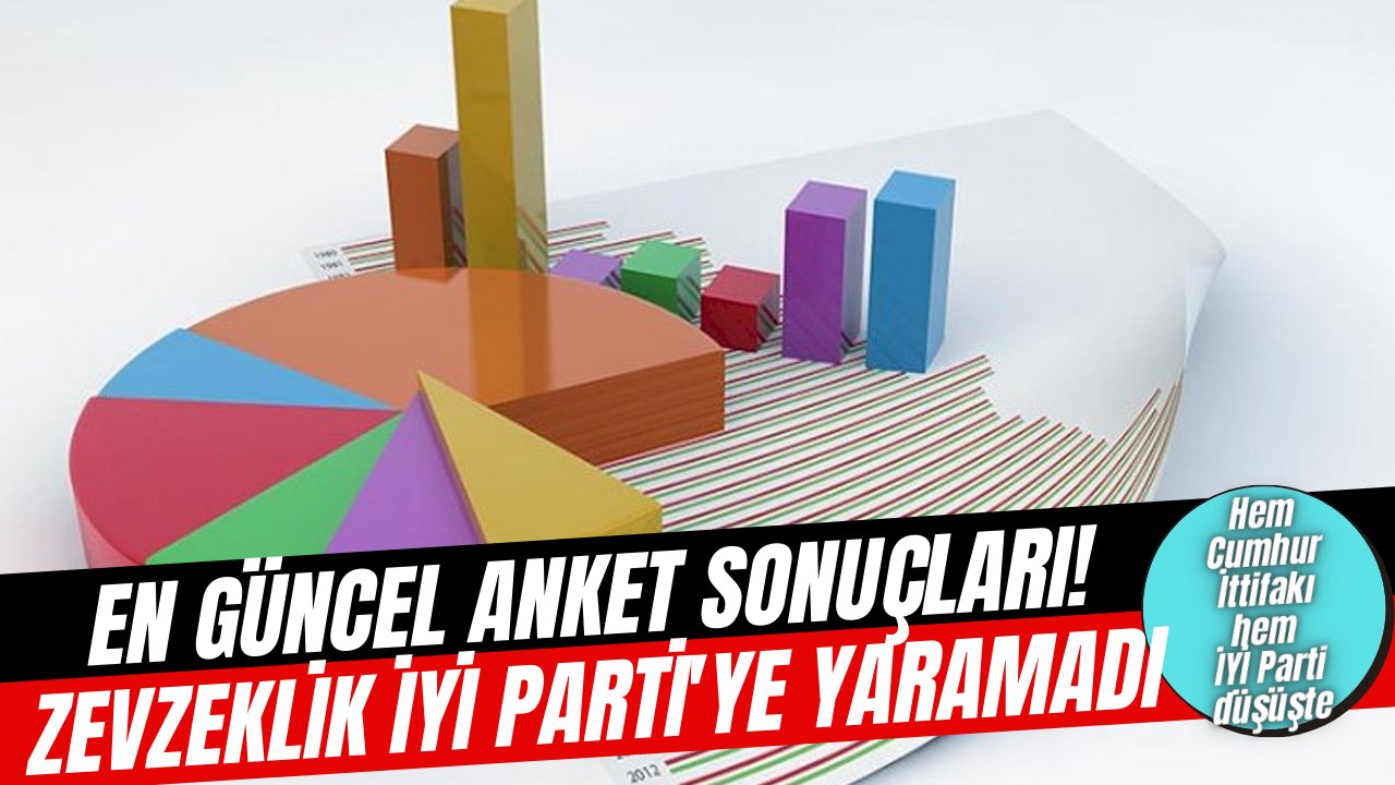En güncel anket sonuçları, AK Parti yine düşüşte, "zevzeklik" açıklaması İYİ Parti'ye yaramadı
