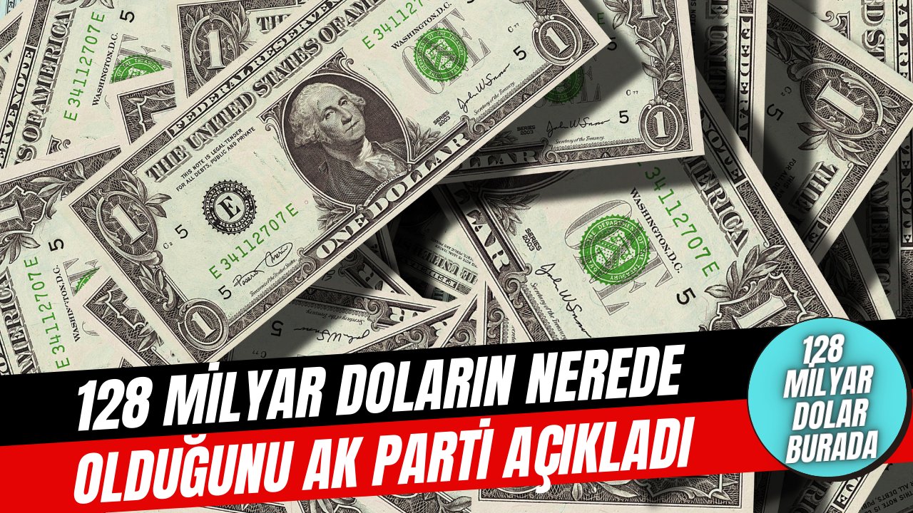 AK Partili isim büyük polemik yaratan 128 milyar doların nerede olduğunu açıkladı