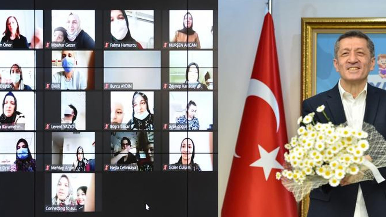 Milli Eğitim Bakanı Ziya Selçuk o annelerle buluştu