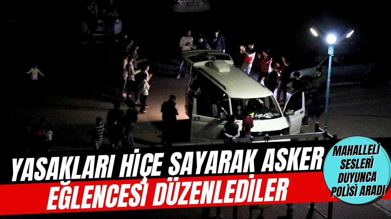 Koronavirüsü hiçe saydılar asker eğlencesinden geri kalmadılar