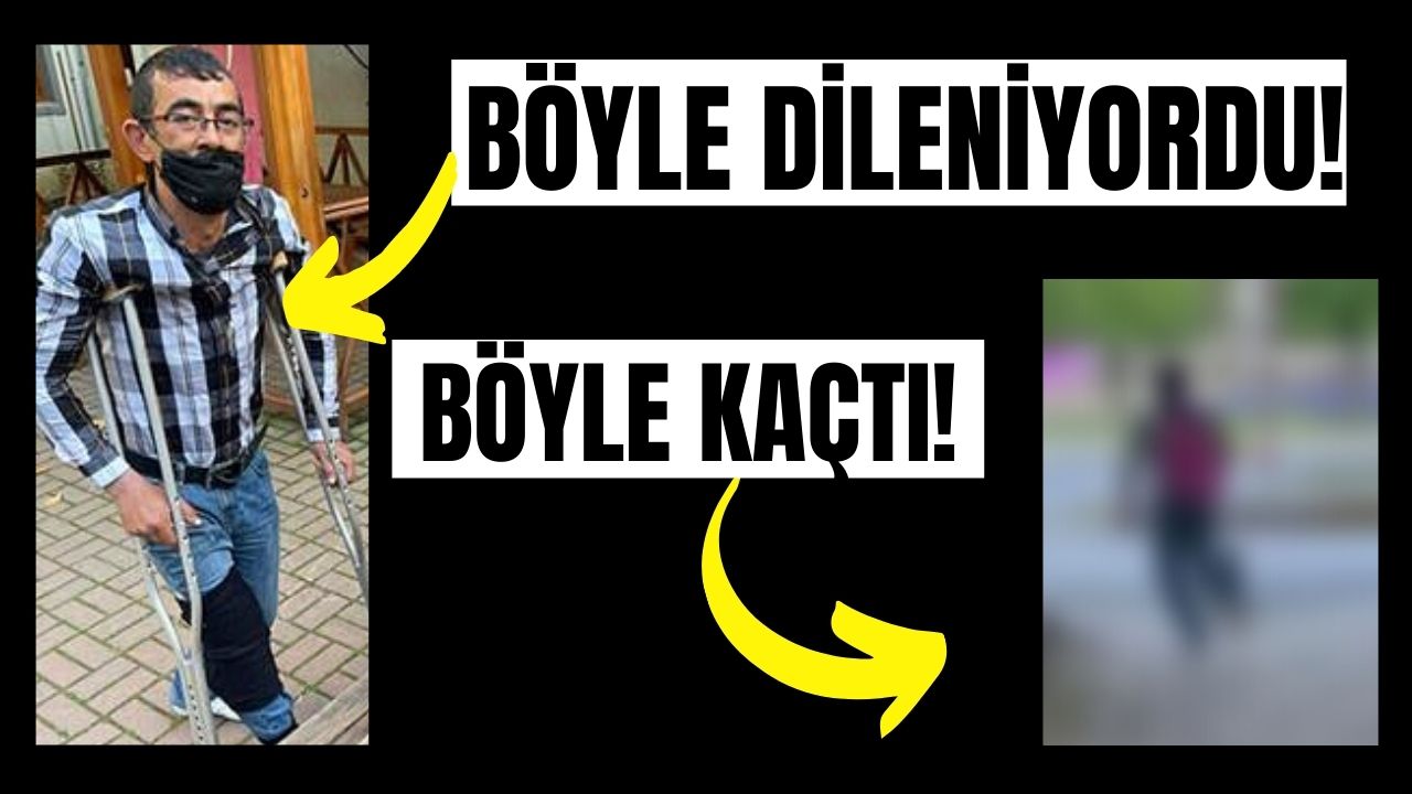 Topallayarak dileniyordu zabıtalar yakaladı, serbest bırakılınca emniyetten çıkışını görenler şoka girdi