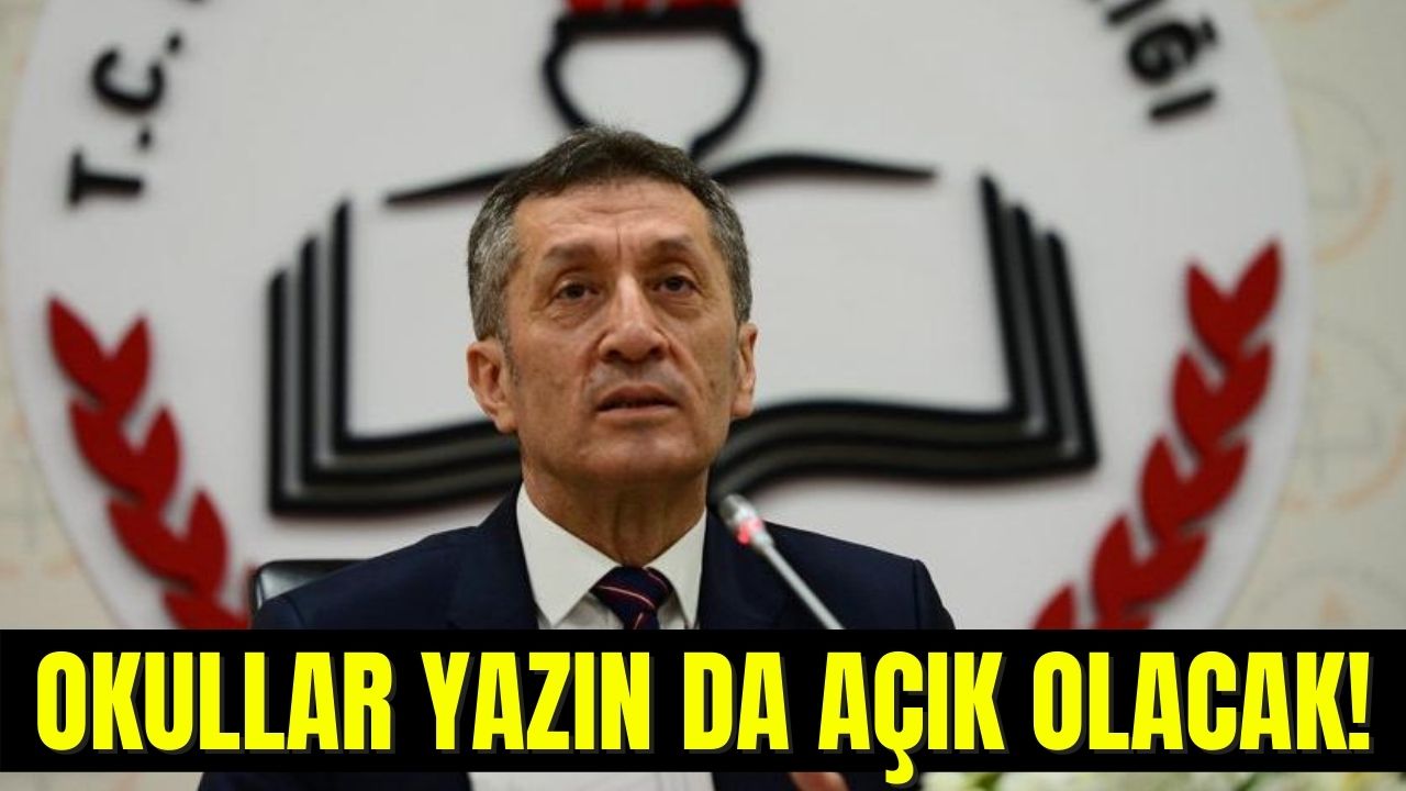 Son Dakika: Milli Eğitim Bakanı Ziya Selçuk'tan flaş yüz yüze eğitim açıklaması: Okullar yazın da açık olacak!