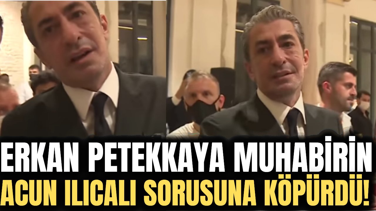Erkan Petekkaya Acun Ilıcalı sorusuna çıldırdı! "O mikrofonu alır sana..."