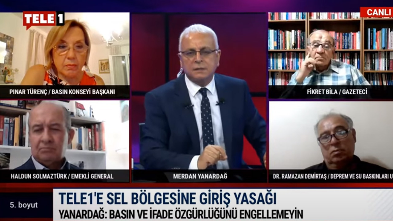 TELE1 ekibinin sel bölgesine geçişine izin verilmedi