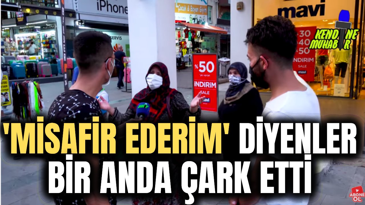 Vatandaş, evlerinde Türkiye'ye gelen Afganları misafir edip etmeyecekleri sorulduğunda ne cevap verdi?