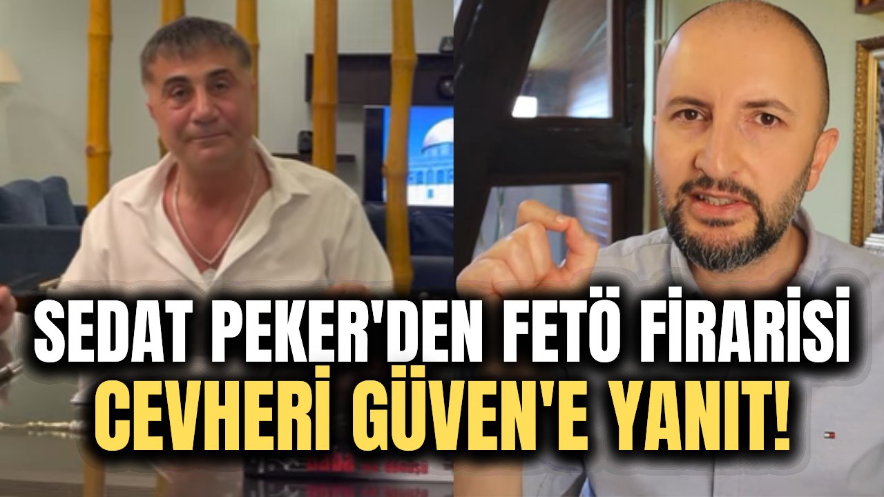 Peker sözünü tuttu! FETÖ firarisi Cevheri Güven'e Sedat Peker'den tweet bombardımanı