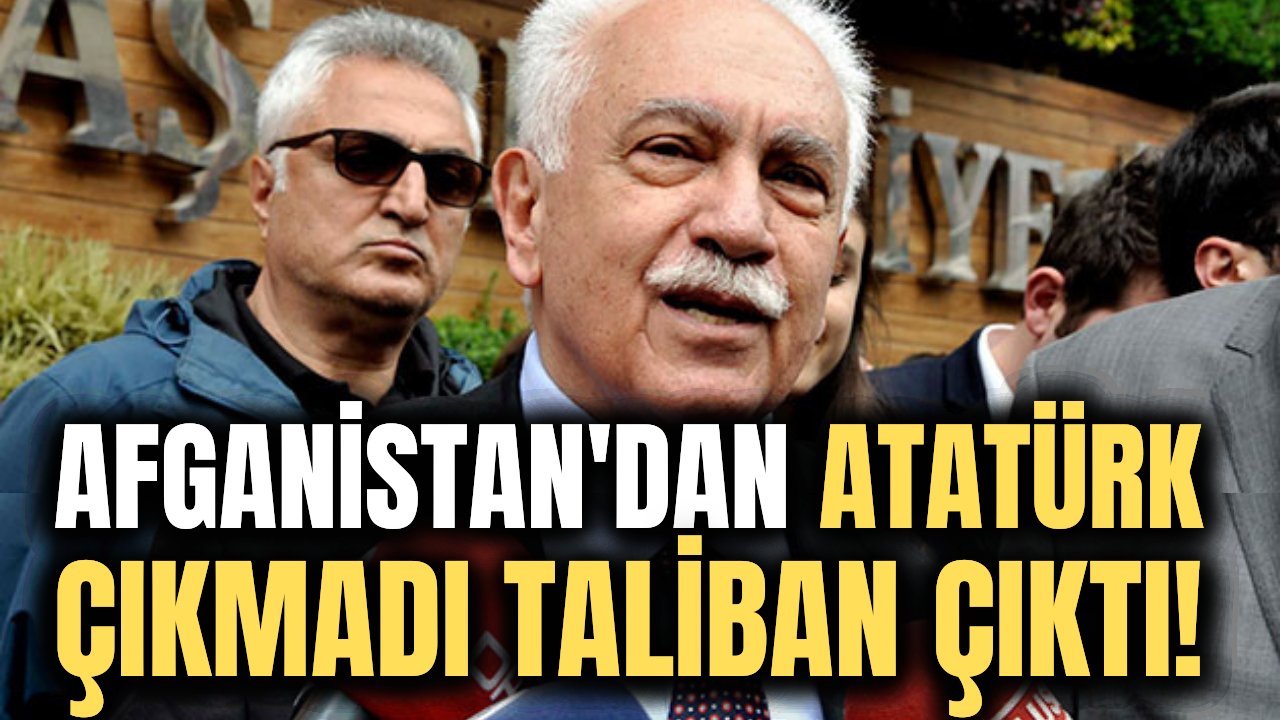 Doğu Perinçek'ten şok eden sözler! Taliban ile Atatürk'ü bir tuttu