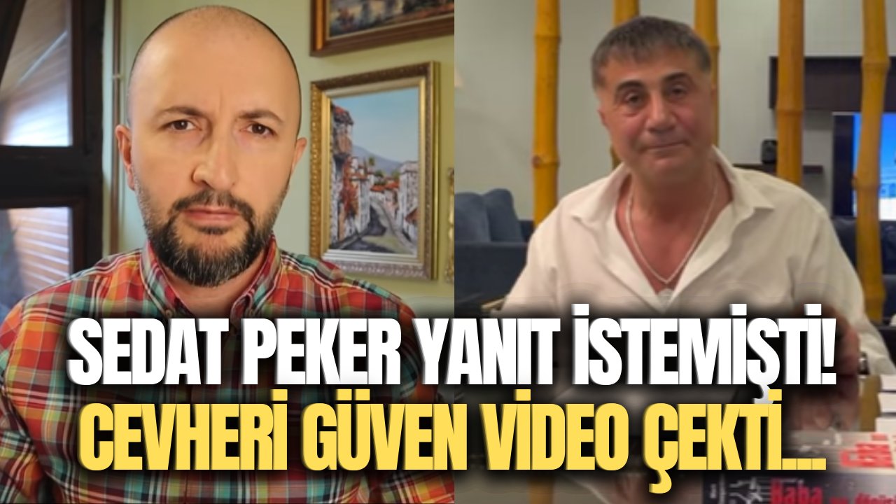 FETÖ firarisi Cevheri Güven'den Sedat Peker'e videolu yanıt!