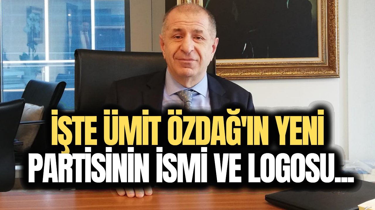 Ümit Özdağ'ın yeni partisinin ismi ve logosu belli oldu!