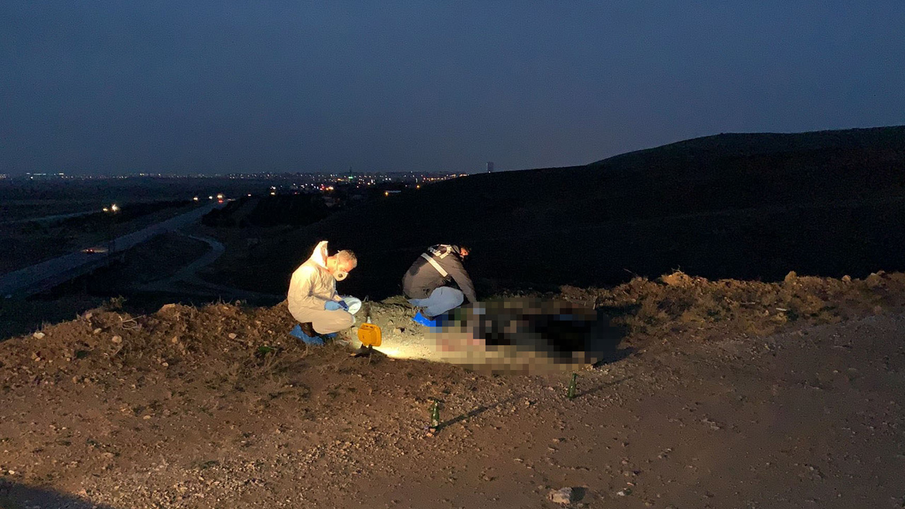 Konya’da arazide erkek cesedi bulundu