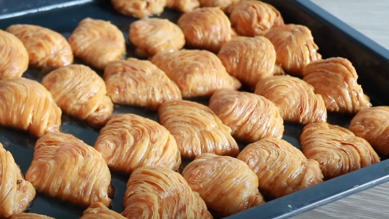 ev yapımı çıtır çıtır midye baklava tarifi