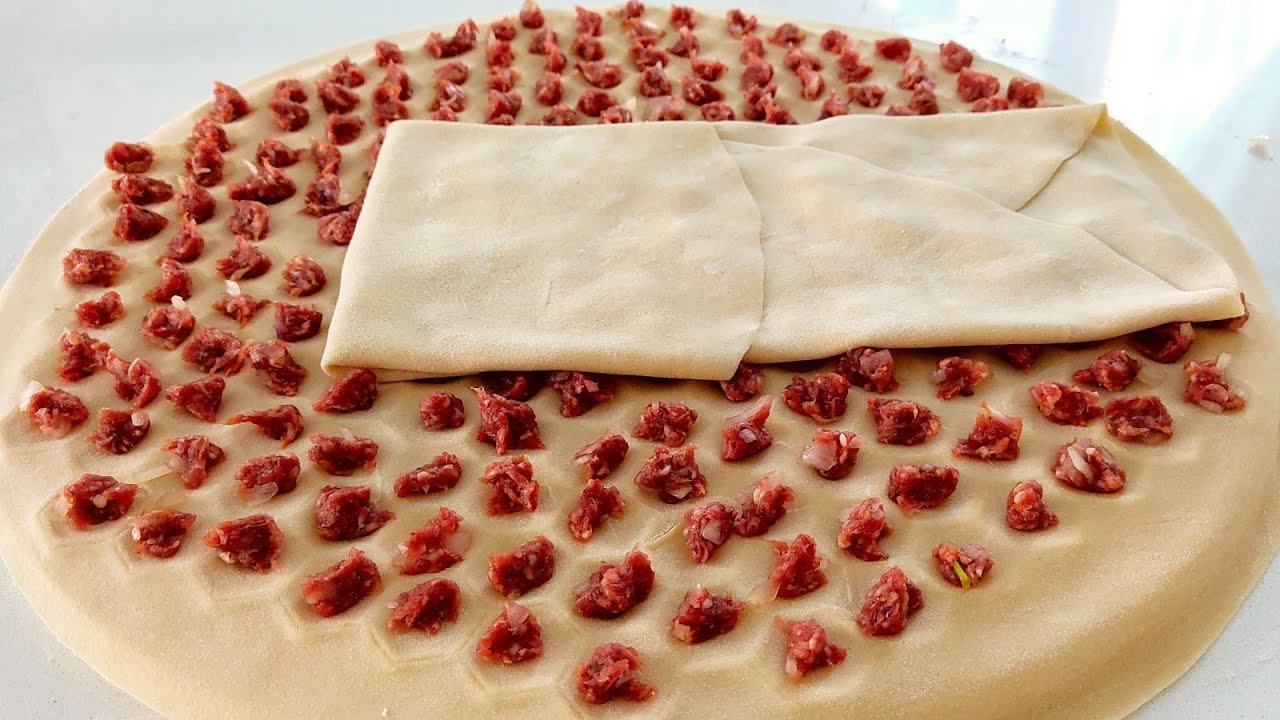 10 dakikada 1 kilo mantı yapmak ister misiniz? İşte yöntemi