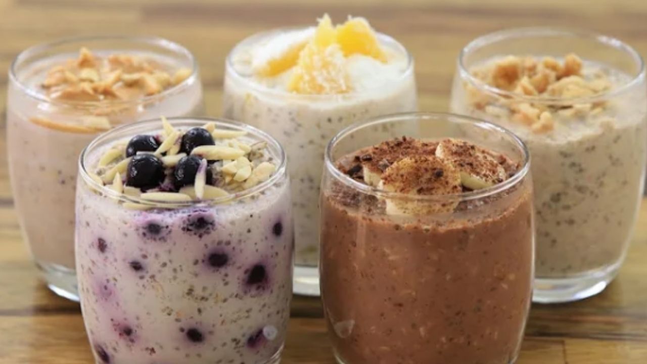 Poğaçalı kahvaltılar yüzünden kilo alanlara özel, geceden hazırlanan (Overnight Oats) 4 çeşit yulaflı tarif!
