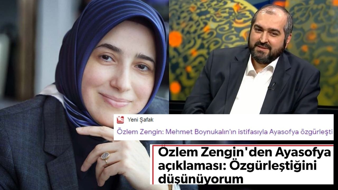 Yeni Şafak'ın haberi AK Partili Özlem Zengin'i çileden çıkarınca manşet değişti!