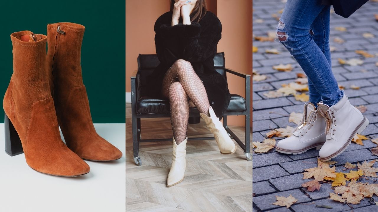 Sonbaharın yıldızı beyaz, bej ve kahverengi botlar için son moda kombin önerileri