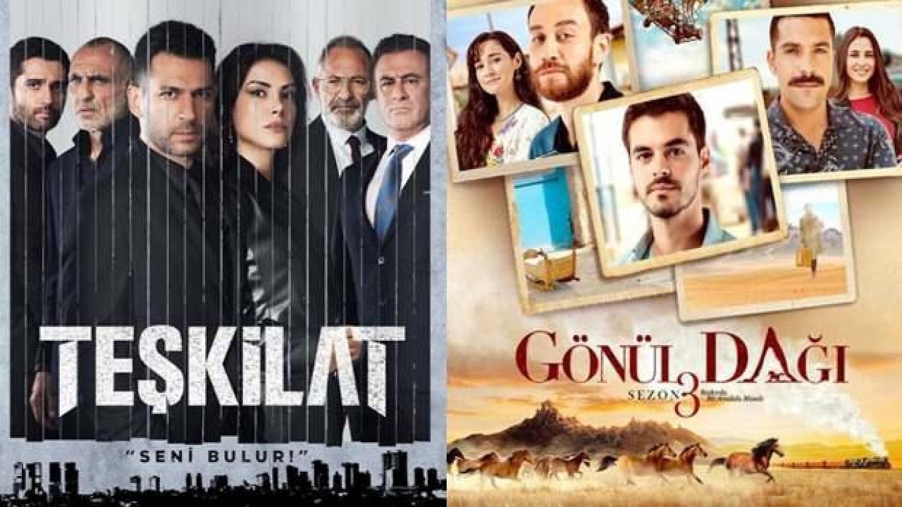 TRT1'in en iddialı dizileriydi. Teşkilat ve Gönül Dağı dizisi yayın akışından çıkarılıyor
