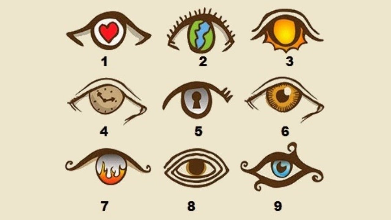 Bu test bilinç altını okuyor! Bir göz seçin ve bilinçaltınızda neler var öğrenin
