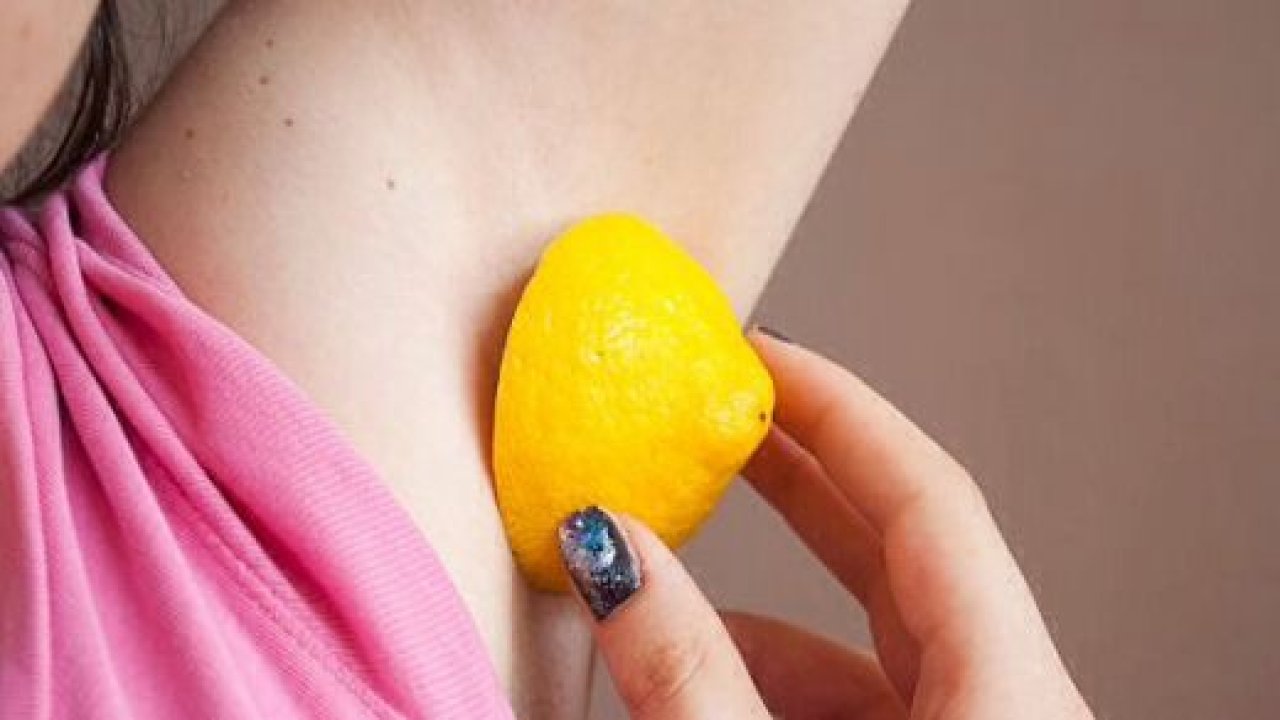 Limonun bilinmeyen etkisi. Koltuk altına sürmeniz yeterli