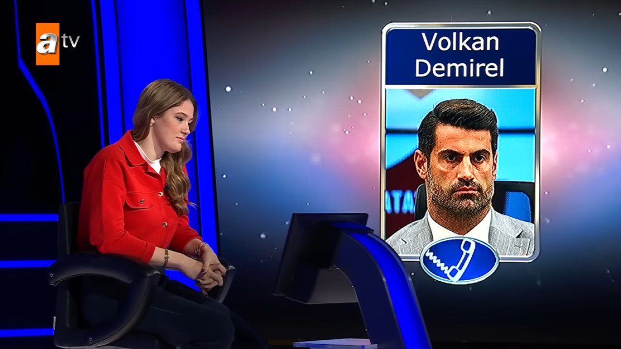 Zehra Güneş, Kim Milyoner Olmak İster'de Volkan Demirel'e bağlandı