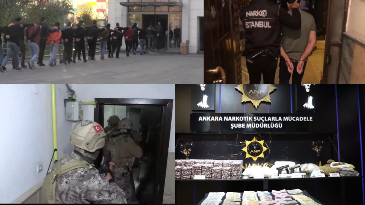 Bakan Yerlikaya duyurdu: 32 ilde NARKOGÜÇ operasyonu!