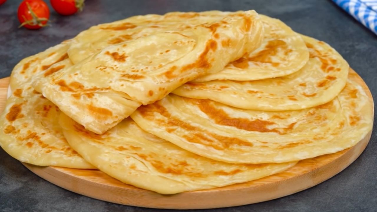 Asla maya kullanmak gerekmiyor! En basit yöntemle tavada tel tel katmer tarifi