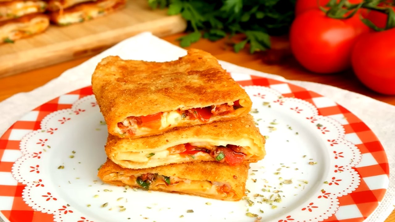 İddia ediyoruz bu kadar lezzetlisini daha önce yemediniz! Tadı pizza ama görüntüsü bambaşka