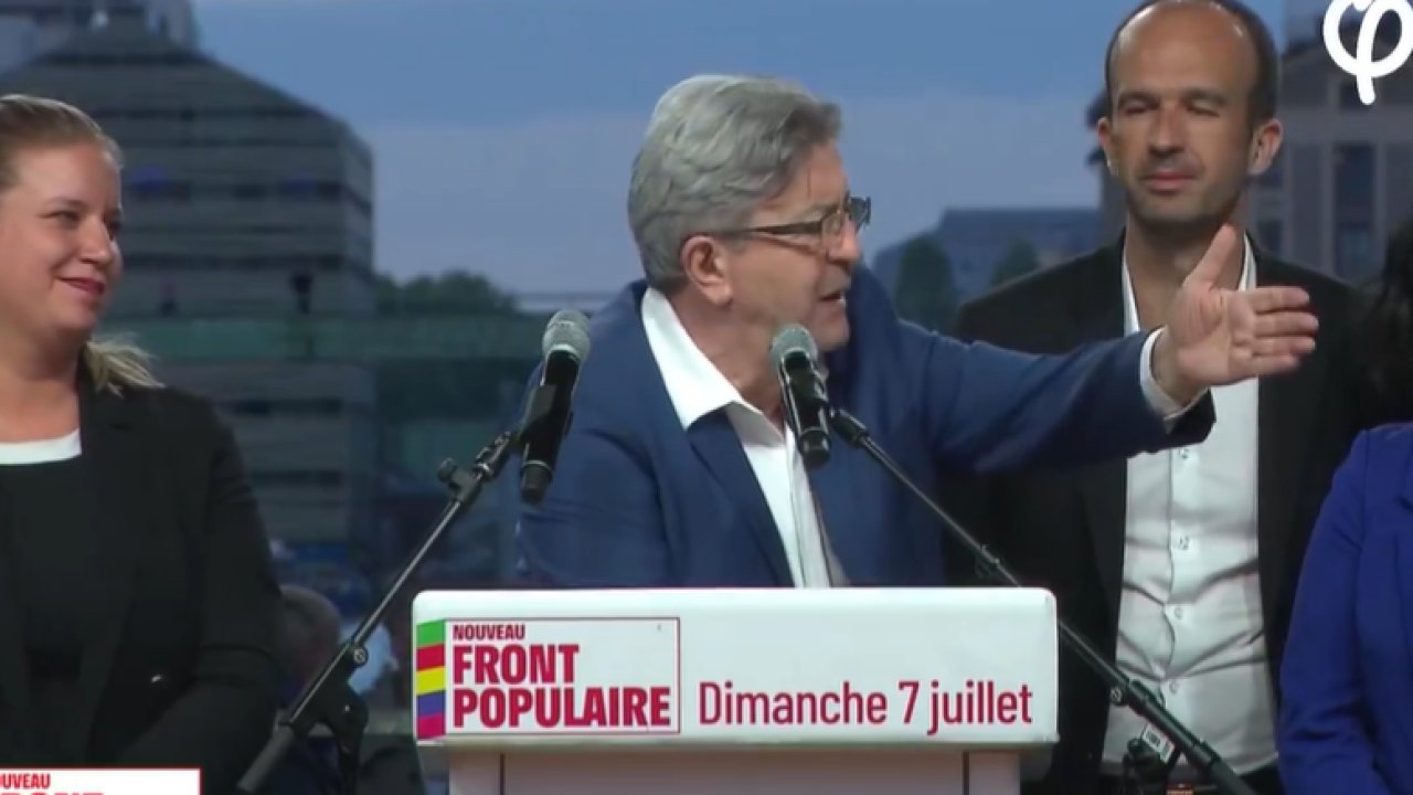 Fransa'da sol ittifakın lideri Jean-Luc Melenchon: Filistin Devleti'ni tanıyacağız