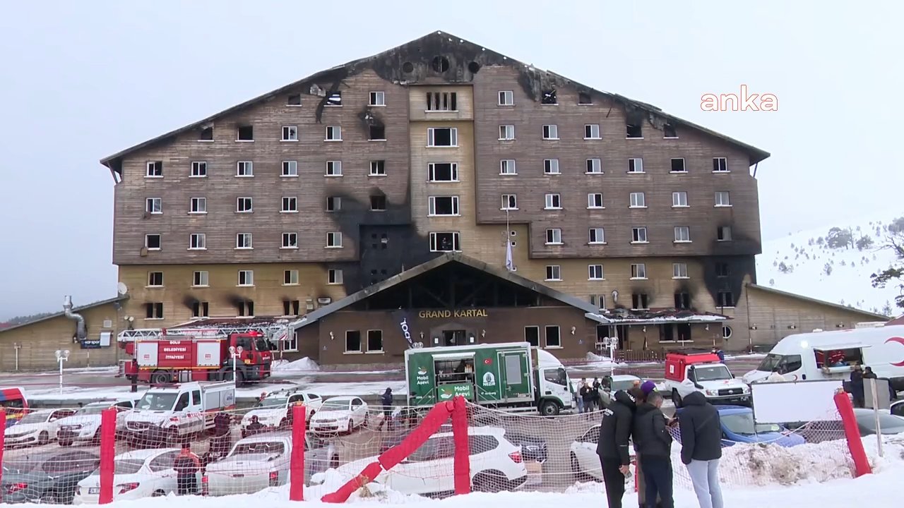 Grand Kartal Otel'de Yangın Sonrası İlk Rapor