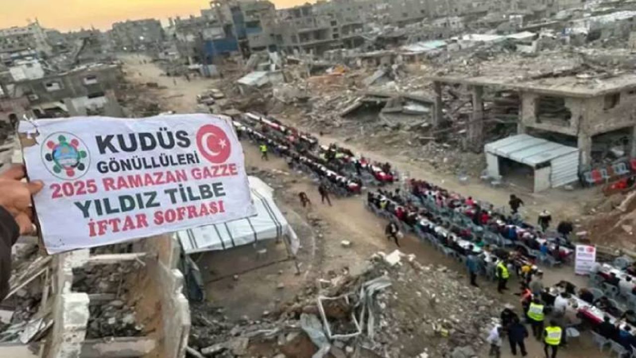 Yıldız Tilbe, Gazze'de 4 bin kişiye iftar yemeği verdi