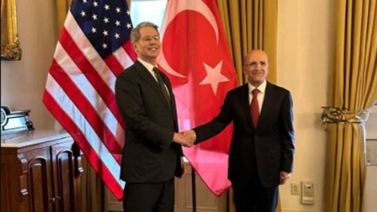 Bakan Şimşek, ABD hazine bakanı Bessent ile bir araya geldi