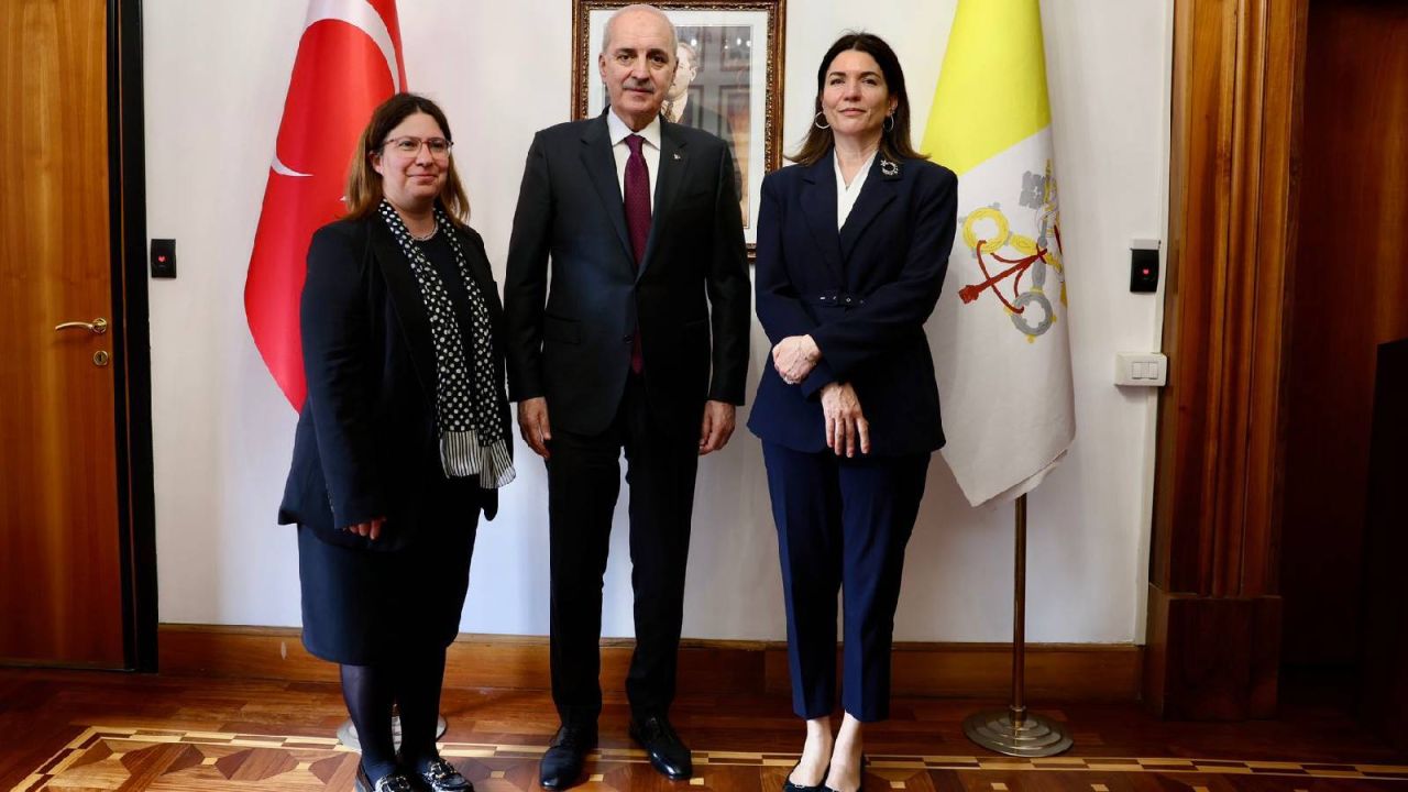 Tbmm Başkanı Kurtulmuş'tan Vatikan Büyükelçiliği'ne Ziyaret
