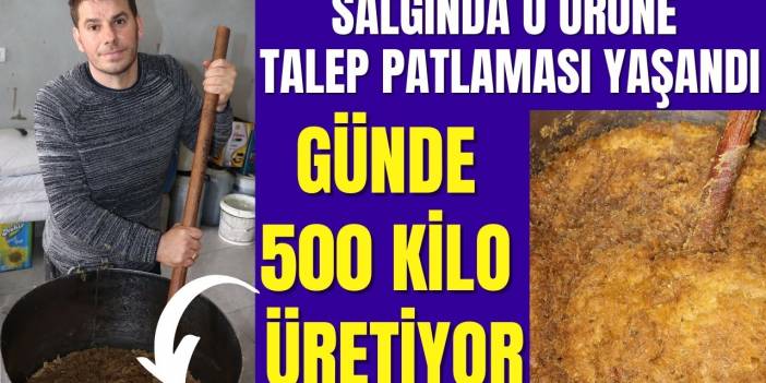 Salgında en çok kullanılan o ürünü evinin içinde üretiyor Türkiye'nin her yerine gönderiyor adeta para basıyor