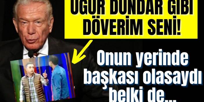 Güldür Güldür'de Onur Buldu'nun rol icabı söylediği "Uğur Dündar gibi döverim seni" sözlerine tepki geldi