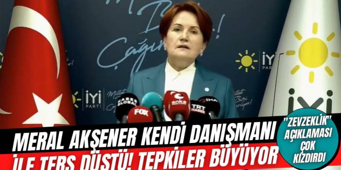 Meral Akşener hem başdanışmanı Aytun Çıray ile ters düştü, hem de "zevzeklik" sözleri büyük tepki çekti!