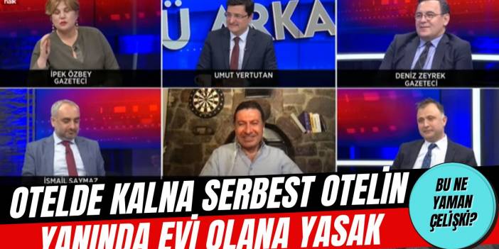 Otelde kalan denize giriyor otel müşterisi olmayan yasağa takılıyor