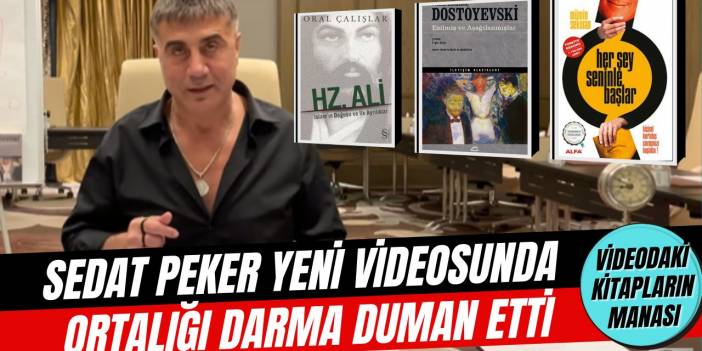 Sedat Peker bu kez tek değil 3 kitapla kamera karşısına geçti, işte o kitapların ayrıntıları