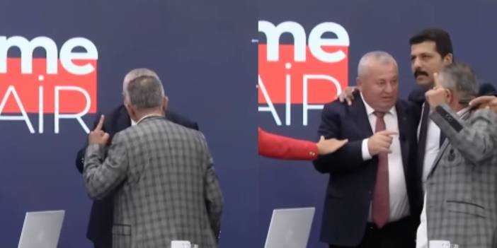 Canlı yayında birbirlerinin üzerine yürüdüler! TV100'den Cemal Enginyurt'a kınama