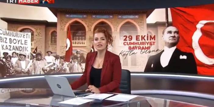 29 Ekim mesajıyla gündem olan TRT spikerinin ekrandan alındığı iddia edildi