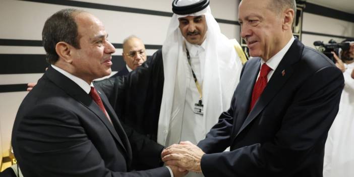 Erdoğan ile Sisi tokalaştı! Mısır medyası 2013'ü hatırlattı