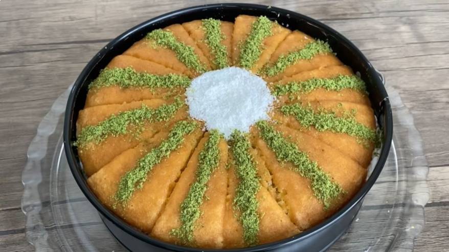 Damağınızda izi kalacak! Lezzetli padişah tatlısı