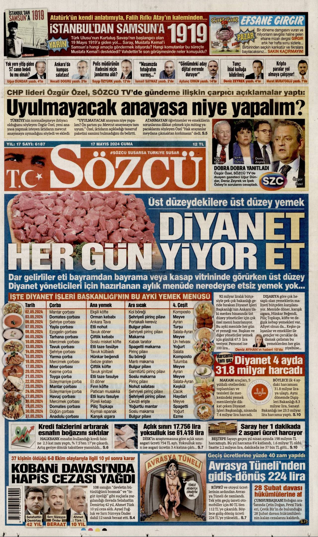  sozcu Gazetesi