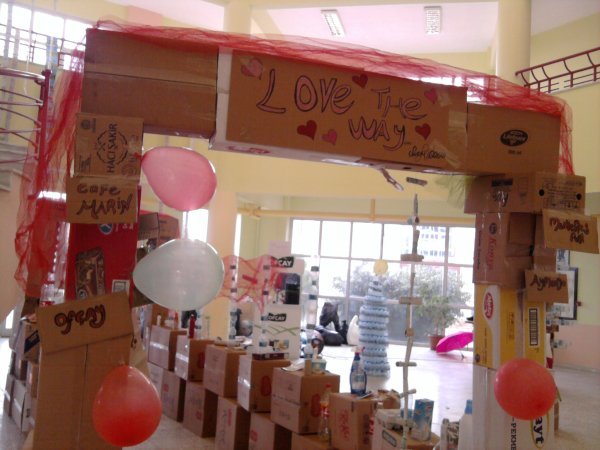 Geri Dönüşüm Materyallerinden AŞK Yolu Kurdular