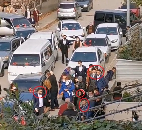 Bursa'da büyük sorumsuzluk! Salgına rağmen davullu zurnalı gelin alma eğlencesi