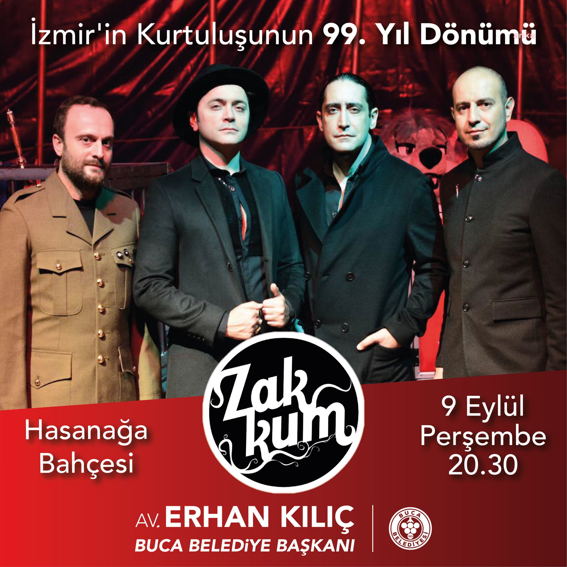 İzmirlilere bedava Zakkum konseri müjdesi!
