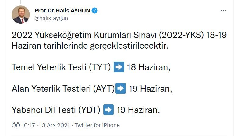 ÖSYM'nin 2022 sınav takvimi belli oldu! İşte YKS, KPSS ve diğer sınavların tarihleri